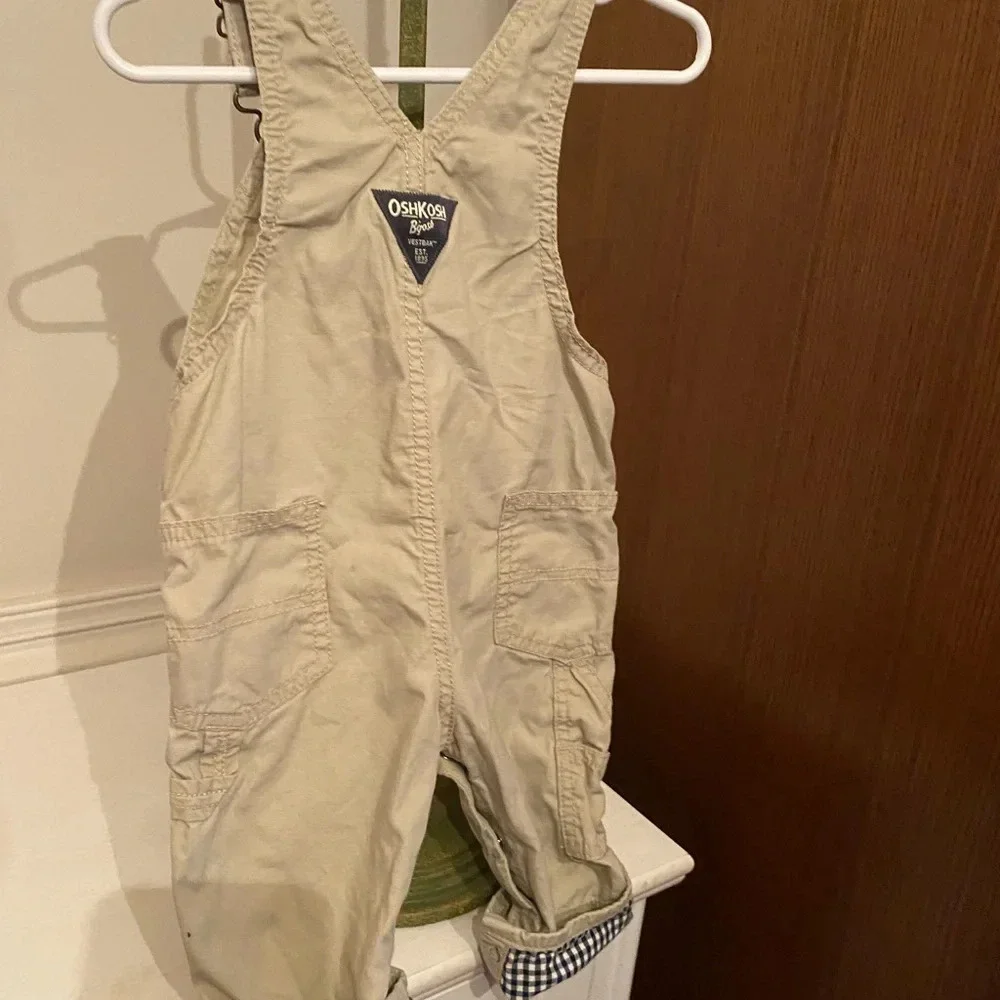 Oshkosh B’Gosh Khaki Overalls